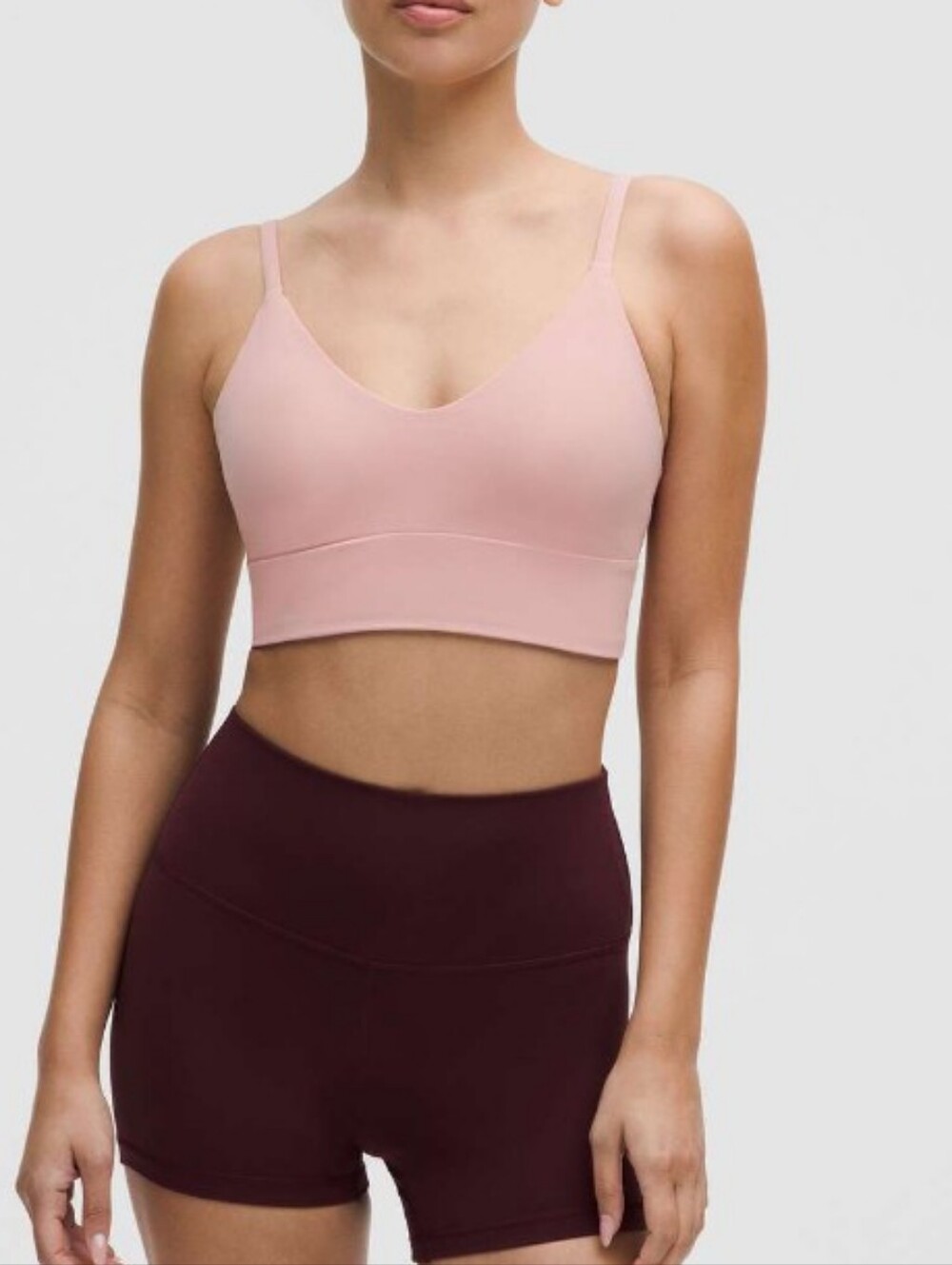 Lululemon Focuser Scoop Neck Bra C/D Cup Pink Haze NWT
